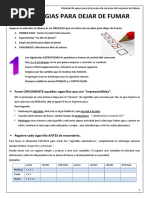 Estrategias para Dejar de Fumar