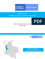 Perfiles Económicos Departamentales Choco 2021