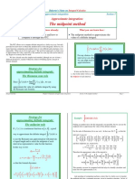 The Midpoint Method: Approximate Integration