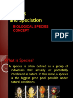 Species and Speciation