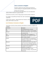 Connectors in English Grammar