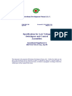 Specification For Low Voltage Switchgear and Control Assemblies