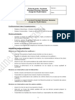 Fiche de Poste Fonction Assistant PDG Chargé de L'audit Interne