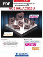 AC510U/AC520U: High Performance Turning Grade For Heat Resistant Alloy