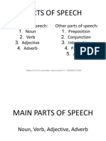 Parts of Speech