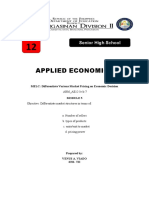 Applied Economics Module 5