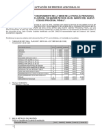 ACTA DE PACTACION DE PRECIOS Adicional de Obra #01