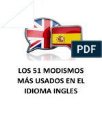 Los 51 Modismos Mas Usados