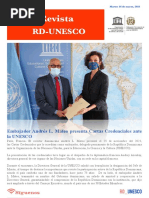 Revista RD Unesco - Martes 16 de Marzo, 2021 - Embajador Andrés L. Mateo