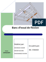 Sujet de Projet Banc D'essai de Flexion