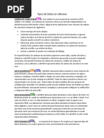 Tipos de Datos en LAbview