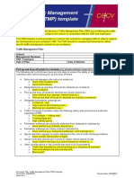 Traffic Management Plan (TMP) Template