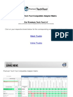 Premium Tech Tool Compatible Adapter Matrix For Premium Tech Tool 2.7