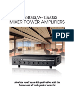 A-1000 Series Amplifiers Brochure