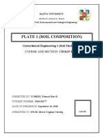 Plate 1 (Soil Composition) : Geotechnical Engineering 1 (Soil Mechanics)