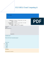 ITE-6300-2013T (UGRD) Cloud Computing & Internet o T