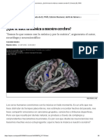 Neurociencia - ¿Qué Le Hace La Música A Nuestro Cerebro - Ciencia - EL PAÍS