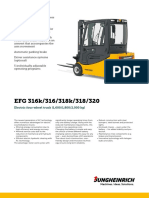 EFG 316k/316/318k/318/320: Electric Four Wheel Truck (1,600/1,800/2,000 KG)