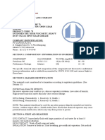 MSDS Garralube 73