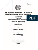 The Aligarh Movement: A Chapter in The History Omndian Education