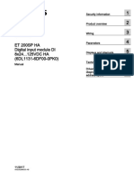 Simatic Et 200Sp Ha Digital Input Module DI 8x24... 125VDC HA (6DL1131-6DF00-0PK0)