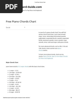 Free Piano Chords Chart