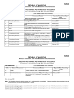 Procurement Plan 2021