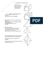 Assignment - Mensuration 1.: ABCDE Is A Pyramid