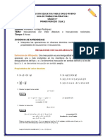 Guia 2 Matematicas 11° Valor Absoluto e Inecuaciones Racionales