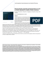 Pharmacokinetic Properties and Bioequivalence of Oral-Ly Inhaled Salbutamol in Healthy Chinese Volunteers