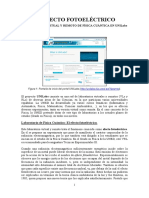 Efecto Fotoeléctrico - Fundamento Teórico