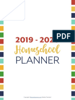 Homeschool Planner 2019