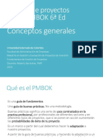 PMBOK 6 - Conceptos