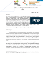 Como Trabalhar A Variação Linguistica