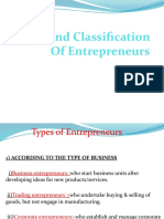 Types of Entrepreneurs