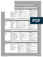 Overview: Weather, Sky and Space: Review of Prior Learning Learning Intentions