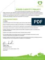 MORL-IMS-POL-001 Quality and Food Safety POLICY