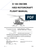 Bo 105 Cb/Cbs Approved Rotorcraft Flight Manual: This Manual Must Be Carried in The Helicopter at All Times