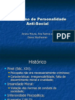 Transtorno de Personalidade Anti Social