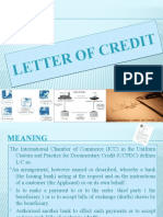 Letter of Credit