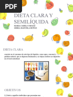 Dieta Clara y Semiliquida