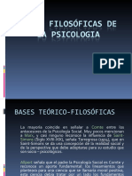 Bases Filosóficas de La Psicologia