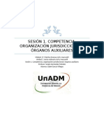 Sesión 1. Competencia, Organización Jurisdiccional Y Órganos Auxiliares