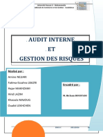 Audit Et Gestion Des Risques