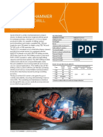 Dl321 Top Hammer Longhole Drill: Technical Specification