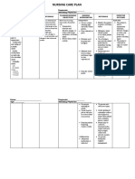 Nursing Care Plan