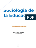 Sociologia de La Educacion