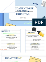 Fundamentos de Gerencia Proactiva