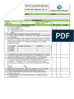 JX Nippon Oil & Gas Exploration Inspection Test Record (Itr) - B