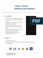 ASK-M 72cells Monocrystalline Module: Key Features